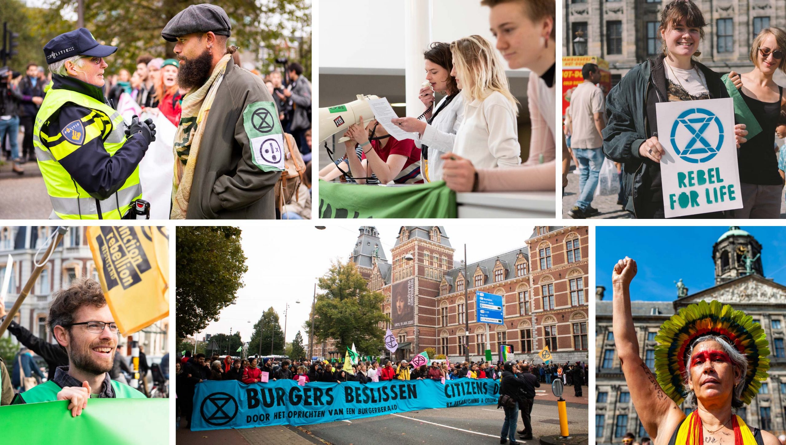 Extinction Rebellion Demonstranten