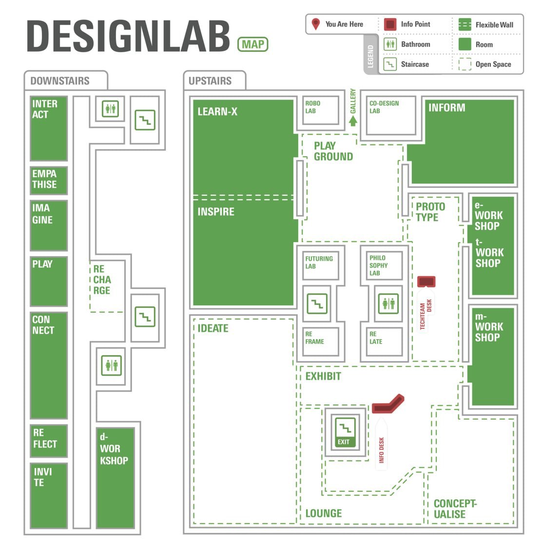 Map of Designlab building